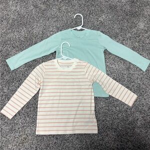 Kids Striped and Solid Long Sleeve Tops 24 months